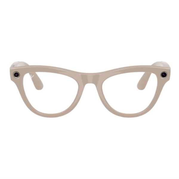 Ray-Ban Meta Skyler Gen2 Standard Shiny Chalky Gray Frame / Clear to Sapphire Transitions Lenses (RW4014 6700MF 52-20) meta19 фото
