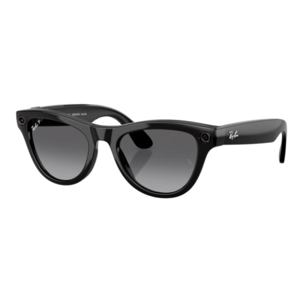 Ray-Ban Meta Skyler Gen2 Standard Shiny Black Frame / Gradient Graphite Lenses (RW4014 601/T3 52-20) RBM-RW4014601T35220 фото