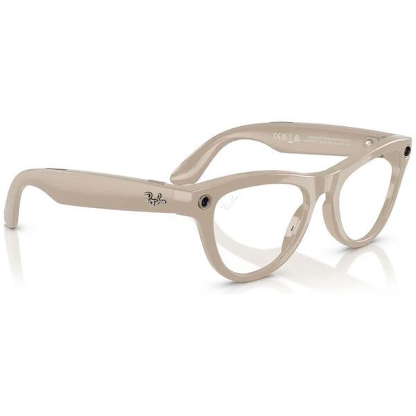 Смарт-окуляри Ray-Ban Meta Skyler Standard Shiny Chalky Gray/Clear Sapphire Transition (RW4010 6700MF 52-20) RBM-RW40106700MF5220 фото