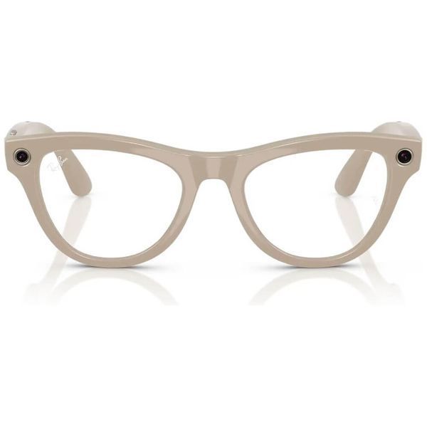 Смарт-окуляри Ray-Ban Meta Skyler Standard Shiny Chalky Gray/Clear Sapphire Transition (RW4010 6700MF 52-20) RBM-RW40106700MF5220 фото
