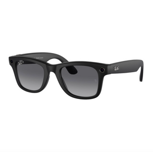 Ray-Ban Meta Wayfarer Matte Black Frame Graphite Lenses (RW4006 601ST3 50-22) RBM-RW4006601ST35022 фото