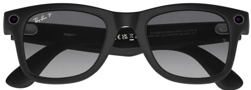 Ray-Ban Meta Wayfarer Matte Black/Graphite (RW4008 601ST3 53-22) RBM-RW4008601ST35322 фото