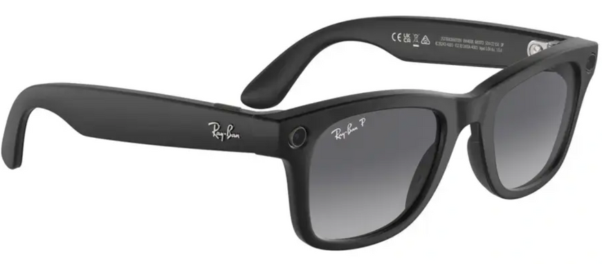 Ray-Ban Meta Wayfarer Matte Black/Graphite (RW4008 601ST3 53-22) RBM-RW4008601ST35322 фото