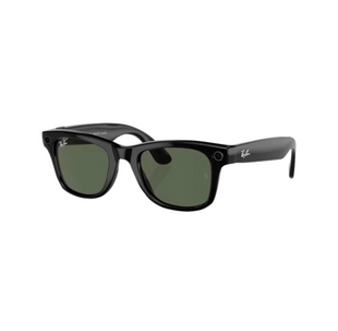 Смарт-окуляри Ray-Ban Meta Wayfarer Shiny Black Frame Green Lenses (RW4006 601/71 50-22) meta08 фото