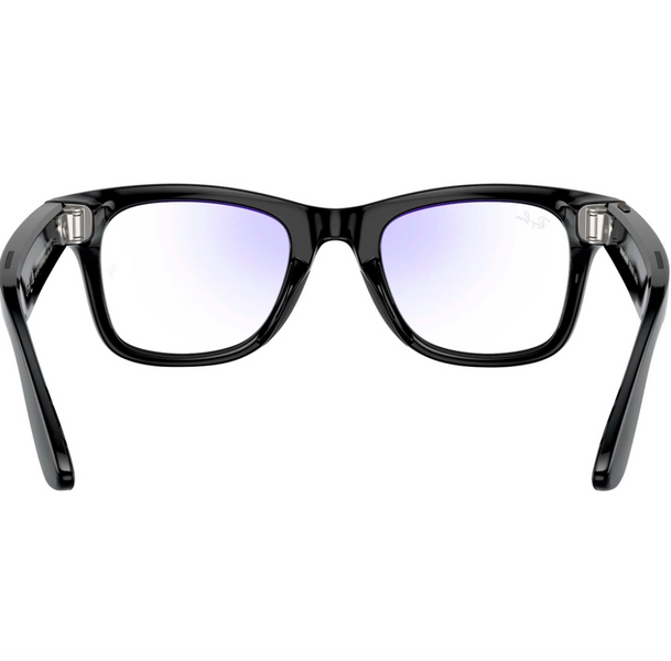 Ray-Ban Meta Wayfarer Shiny Black Frame Clear Lenses (RW4006 601/SB 50-22) RBM-RW4006601SB5022 фото
