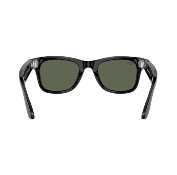 Смарт-окуляри Ray-Ban Meta Wayfarer Shiny Black Frame Green Lenses (RW4006 601/71 50-22) RBM-RW4006601715022 фото