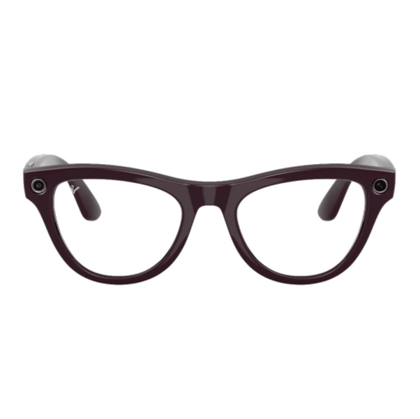 Ray-Ban Meta Skyler Gen2 Standard Shiny Mystic Violet Frame / Clear to Amethyst Transitions Lenses (RW4014 6701CH 52-20) RBM-RW40146701CH5220 фото