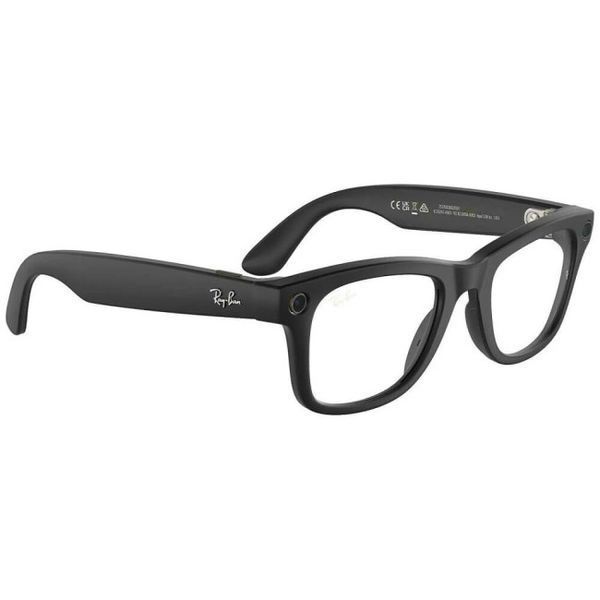 Ray-Ban Meta Wayfarer Gen2 Standard Matte Black Frame / Clear Lenses (RW4012 601SSB 50-22) RBM-RW4012601SSB5022 фото